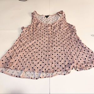 Torrid Pink Polka dot Tank SZ-1